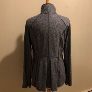 mondetta pleat back zip jacket